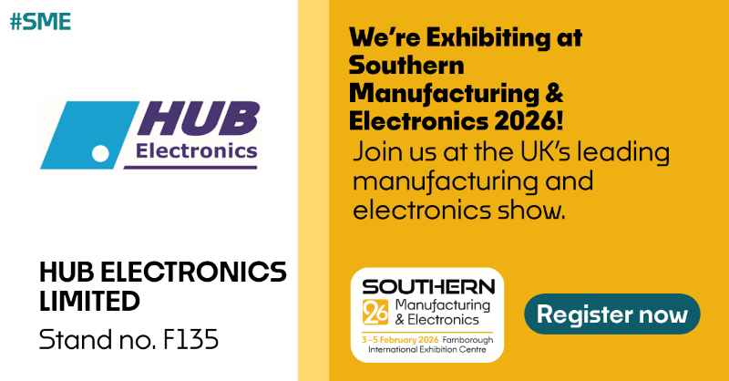 We’re exhibiting at Southern Manufacturing & Electronics 2026 - Visit us at Stand F135 - Register now