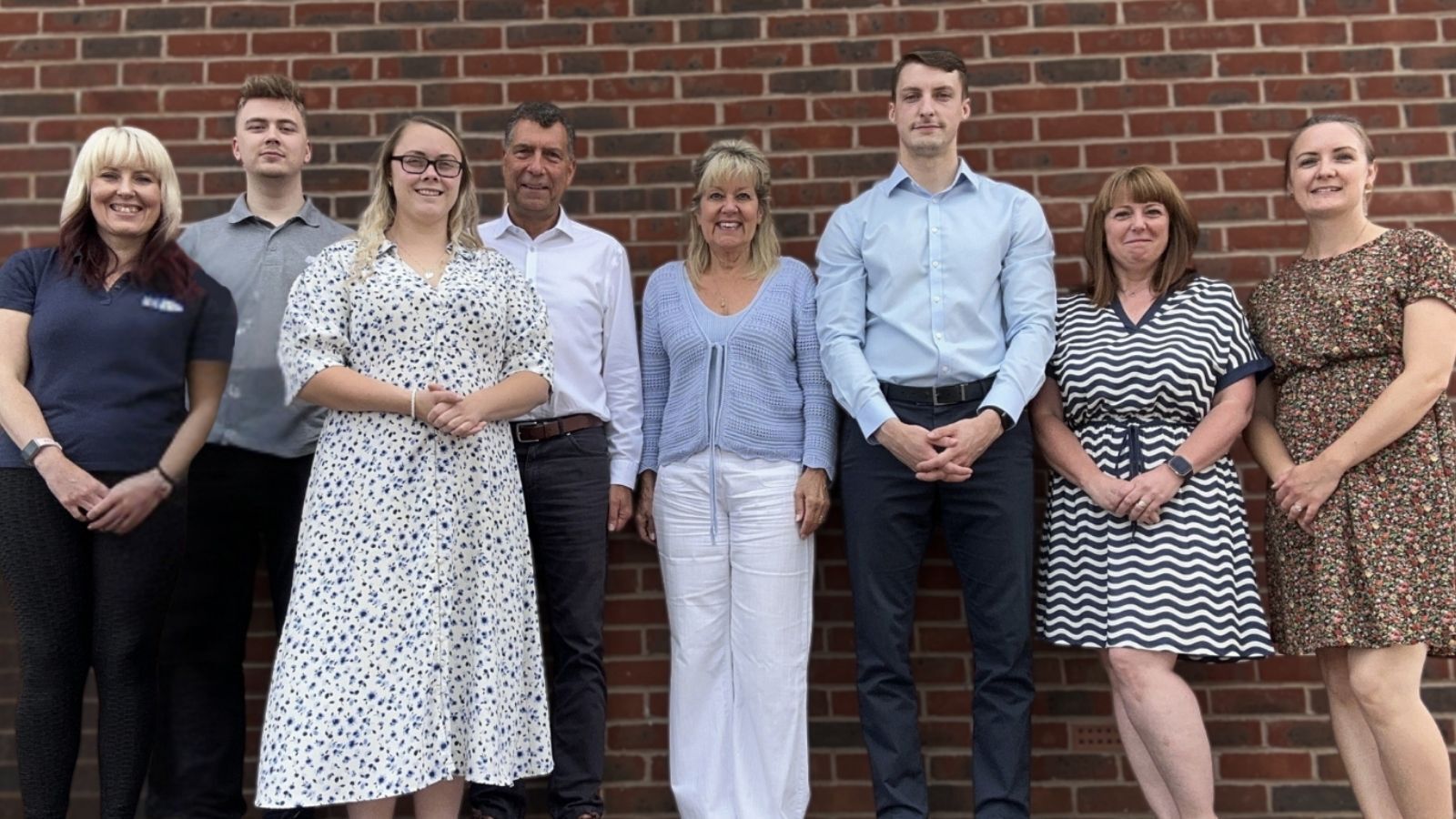 The HUB Electronics team outside the Horsham office
