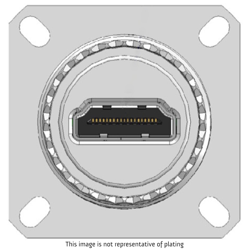 X3-9828-17-VSN0 | EMCA Connector Solutions HDMI Square Flange ...