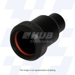 A37-445-6527KN - EMCA Straight M Thread Adaptor, MIL-DTL-38999 Series III, Electroless Nickel, Shell Size 19