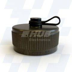 C37-429-7E6WR - EMCA Receptacle Cap, MIL-DTL-38999 Series III, Green Hard Anodised Plating, Shell Size 21