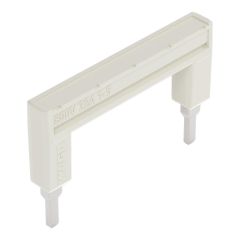 Front view of WAGO TOPJOB®S 2004 Series Jumper Bar, from 1 to 5, Light Grey (Part Number: 2004-435)