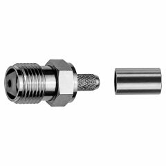 Side view of Telegärtner SMA Series Jack Coaxial Connector (Part Number: J01151A0051 (100024672))
