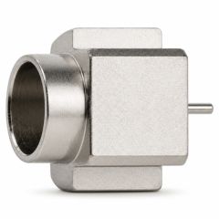 Side view of Telegärtner MMCX Series Receptacle (Part Number: J01341A0081 (100027700))