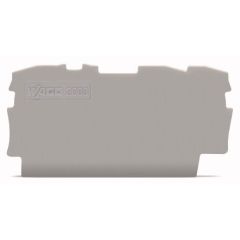 WAGO TOPJOB®S 2000 Series 3 Conductor End and Intermediate Plate - 2000-1391
