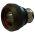 Front view of EMCA Straight Screened Adaptor in Olive Drab Hybrid finish (Part Number: A37-526-8U14KN)