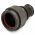 Front view of EMCA Electro-Mechanic A17-530 Straight Screened Adaptor in Olive Drab Zinc Cobalt finish