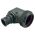 Front view of EMCA Electro-Mechanic A37-795 90 Degree Screened Adaptor in Olive Drab Zinc Cobalt finish
