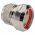 Front view of EMCA Electro-Mechanic A39-620 Straight Single Cone Adaptor in Electroless Nickel finish