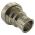 Rear view of EMCA Straight Screened Adaptor in Stainless Steel Passivated finish (Part Number: A37-526-1104KN)
