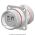 Front view of EMCA Connector Solutions RJ45 CAT5e Bulkhead Feedthrough Square Flange Receptacle