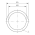 Dimensions of EMCA Electrically Conductive Gasket (Part Number: FD38-391-Y02 (VG96940-06-F003B))
