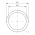 Dimensions of EMCA Electrically Conductive Gasket (Part Number: FD38-391-Y04 (VG96940-06-F005B))