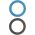 Front view of EMCA Electrically Conductive Gasket in Blue-Grey colour (Part Number: F98-202-289 (VG96940-06-G010A))