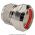 Front view of EMCA Electro-Mechanic A39-620 Straight Single Cone Adaptor in Electroless Nickel finish