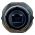 Rear view of EMCA Connector Solutions RJ45 CAT6A Feedthrough Jam Nut Receptacle in Electroless Nickel finish (Part Number: X1-9889-19-5 N 0)