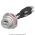 Front view of EMCA Connector Solutions X2-9865 Dual USB-A Jam Nut Receptacle with Cordset