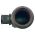 Front view of EMCA Electro-Mechanic A37-525 90 Degree Screened Adaptor in Olive Drab Zinc Cobalt finish