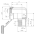 Dimensions of EMCA Electro-Mechanic A37-525 90 Degree Screened Adaptor