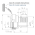 Dimensions of EMCA Electro-Mechanic A37-526 Straight Screened Adaptor