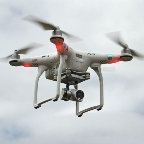 Drone in flight
