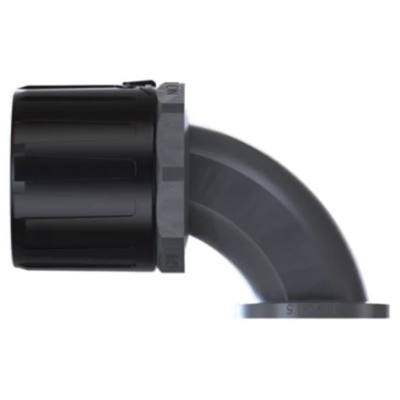 Side view of Atkore Flexicon FPAU 90 Degree Conduit Fitting