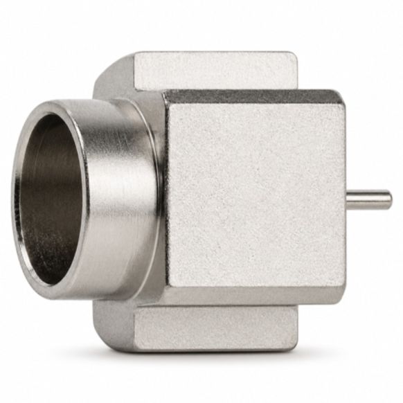 Side view of Telegärtner MMCX Series Receptacle (Part Number: J01341A0081 (100027700))