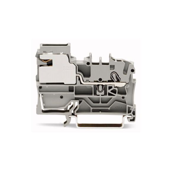 WAGO TOPJOB®S 2002 Series Rail Mounted 1 Conductor Power Distribution Disconnect Terminal Block - 2002-7111