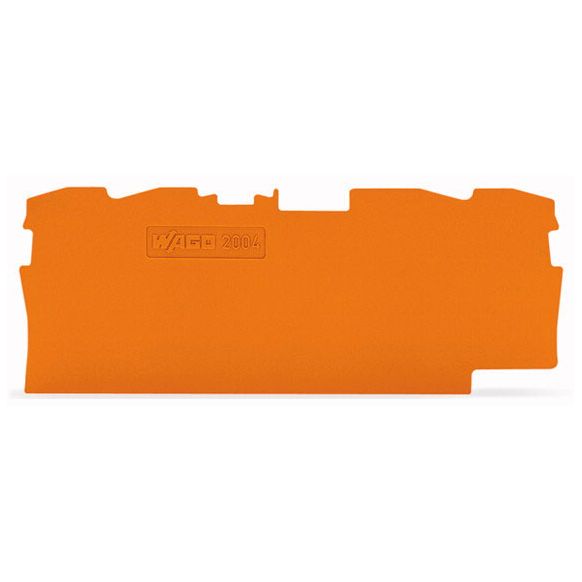 WAGO TOPJOB®S 2004 Series 4 Conductor End and Intermediate Plate - 2004-1492