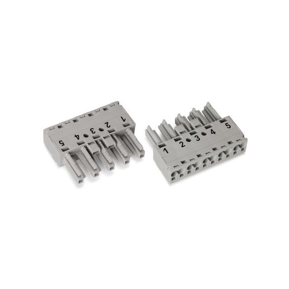 WAGO WINSTA® MIDI 770 Series Socket 5 Pole without Strain Relief Housing - 770-245