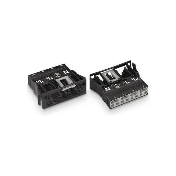 WAGO WINSTA® MIDI 770 Series Socket 4 Pole Snap-In Version - 770-704