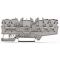 WAGO TOPJOB®S 2000 Series Double Potential 2 Conductor Terminal Block - 2000-2141