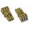 WAGO WINSTA® MINI 890 Series Socket 3 Pole without Strain Relief Housing - 890-263