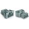 WAGO WINSTA® MINI 890 Series Socket 4 Pole Snap-In Version - 890-744
